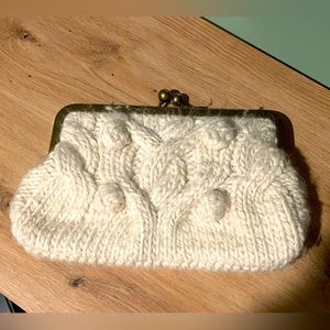 J Crew sweater clutch